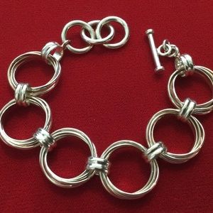 Silpada interlocking links bracelet.